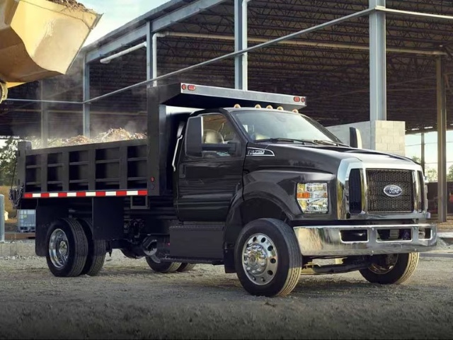 Commercial ford dump truck.