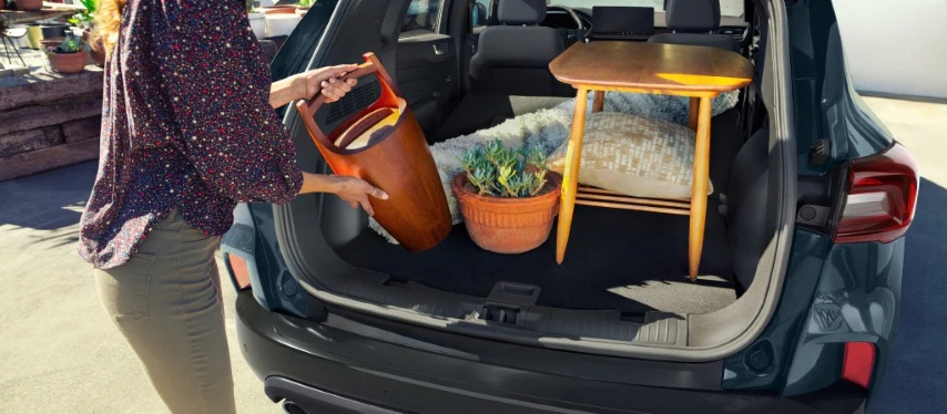Ford Escape trunk space.
