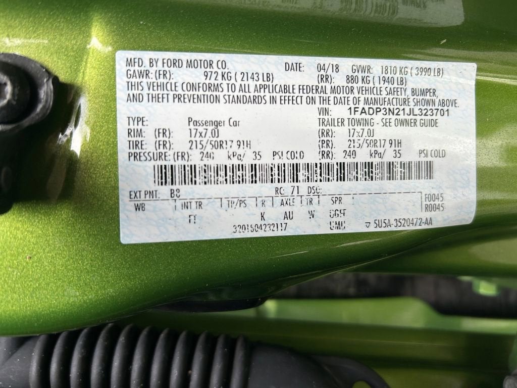 2018 Ford Focus Titanium