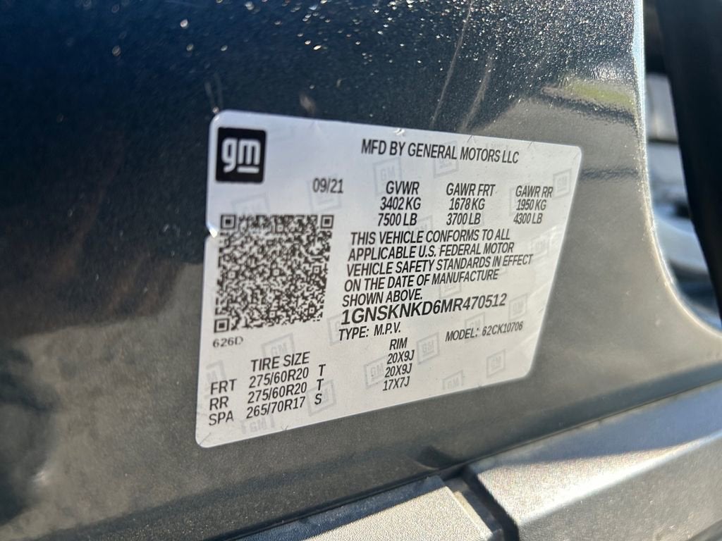 2021 Chevrolet Tahoe LT