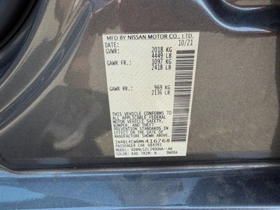 2021 Nissan Altima SR Intelligent AWD