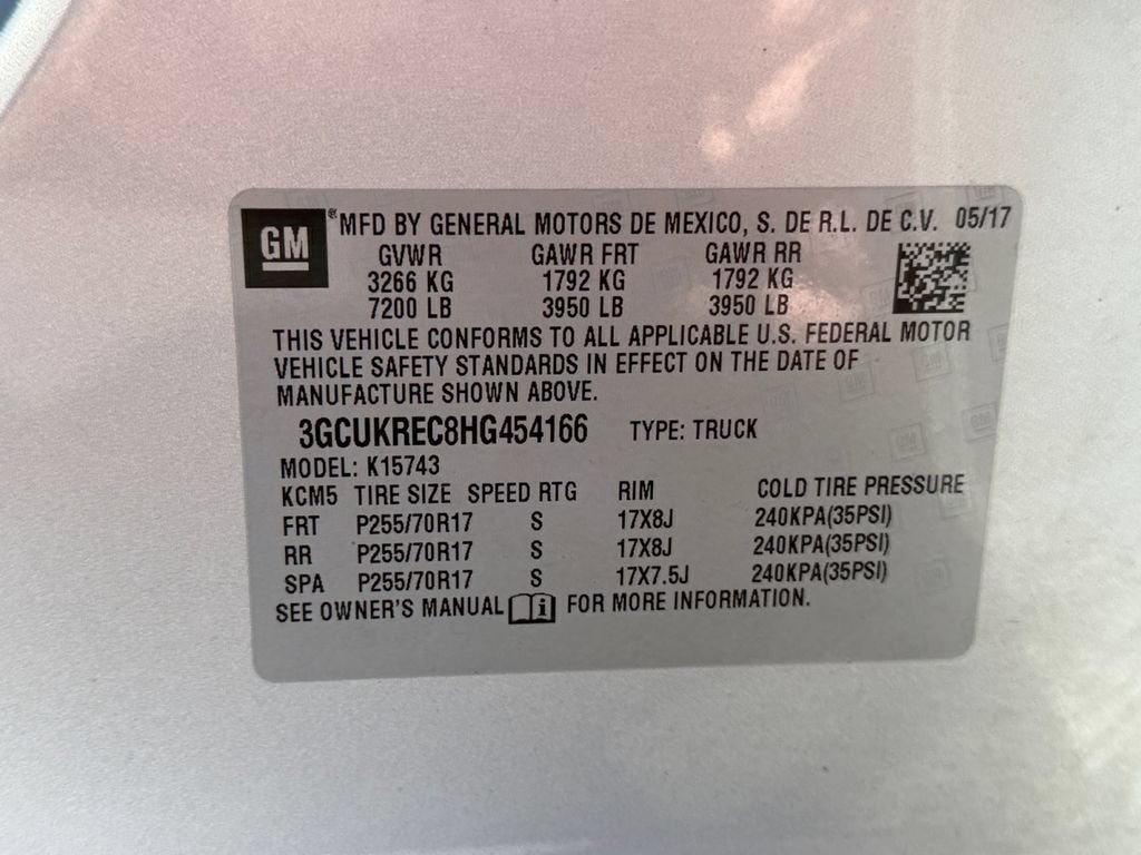 2017 Chevrolet Silverado 1500 LT