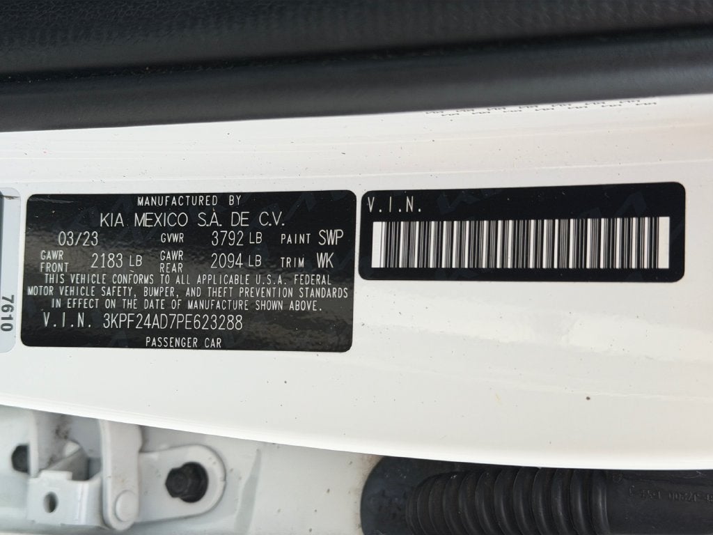 2023 Kia Forte LXS
