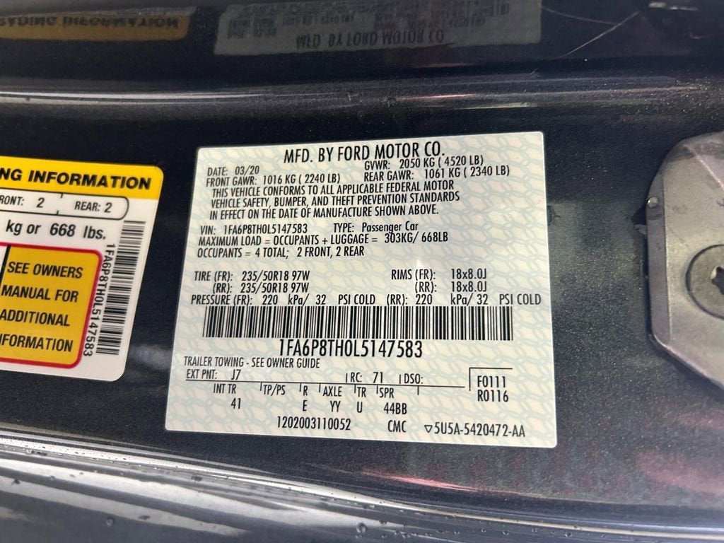 2020 Ford Mustang EcoBoost