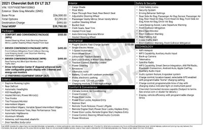 2021 Chevrolet Bolt EV LT