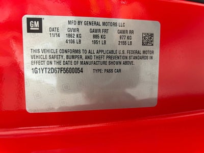 2015 Chevrolet Corvette Z06 Z06 3LZ