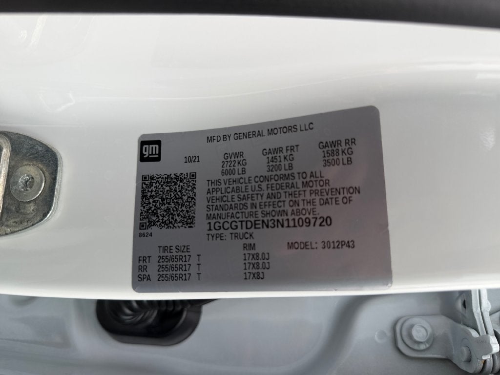 2022 Chevrolet Colorado Z71