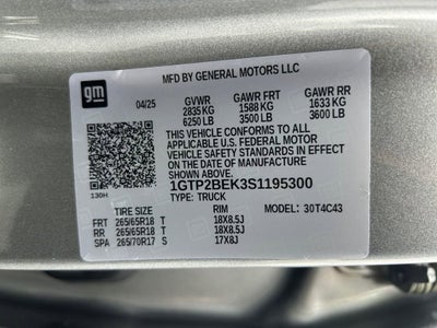 2025 GMC Canyon Elevation