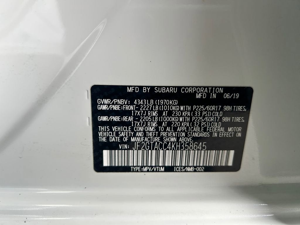 2019 Subaru Crosstrek Premium