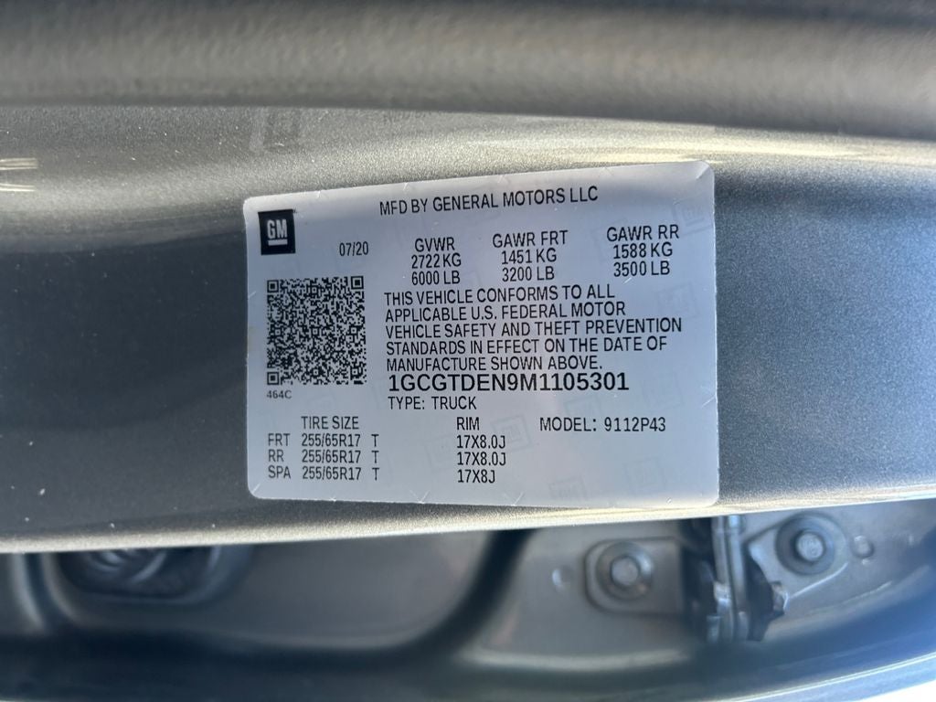 2021 Chevrolet Colorado Z71