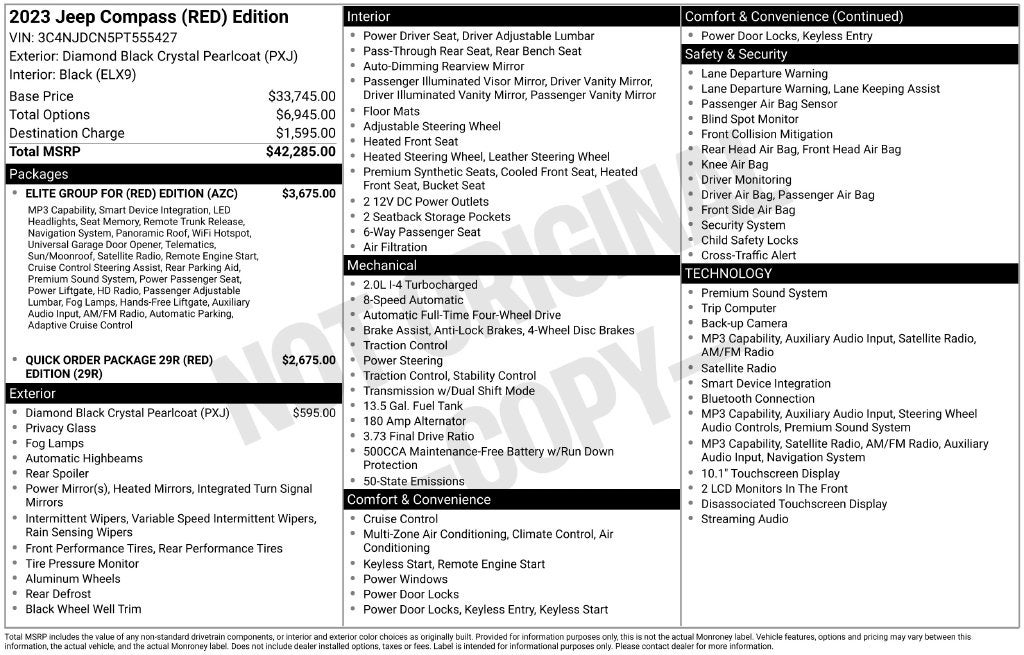 2023 Jeep Compass Limited