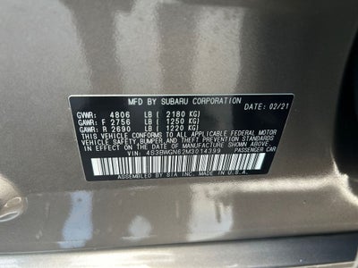 2021 Subaru Legacy Limited XT