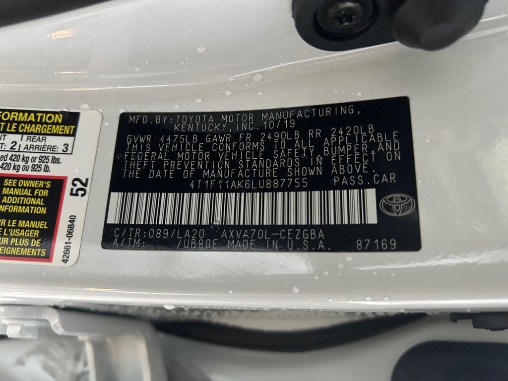 2020 Toyota Camry XLE