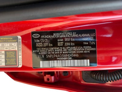2021 Hyundai Elantra Limited