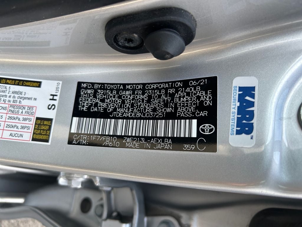 2022 Toyota Corolla Hybrid LE