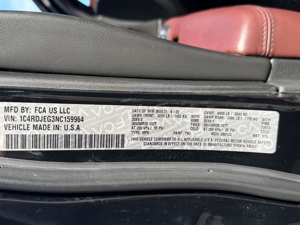 2022 Dodge Durango Citadel
