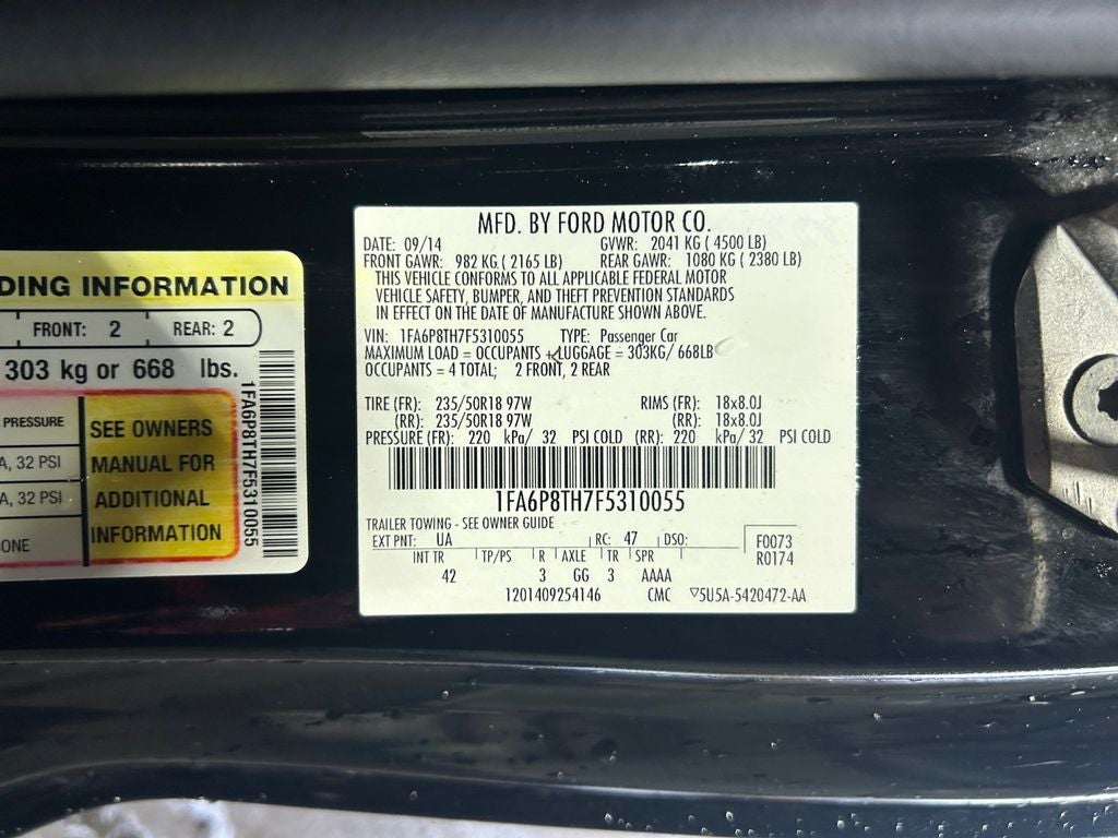 2015 Ford Mustang EcoBoost Premium