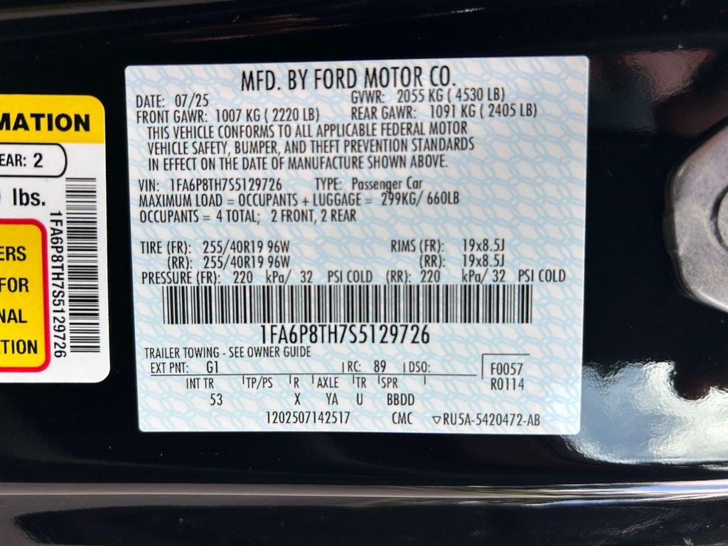 2025 Ford Mustang EcoBoost Premium