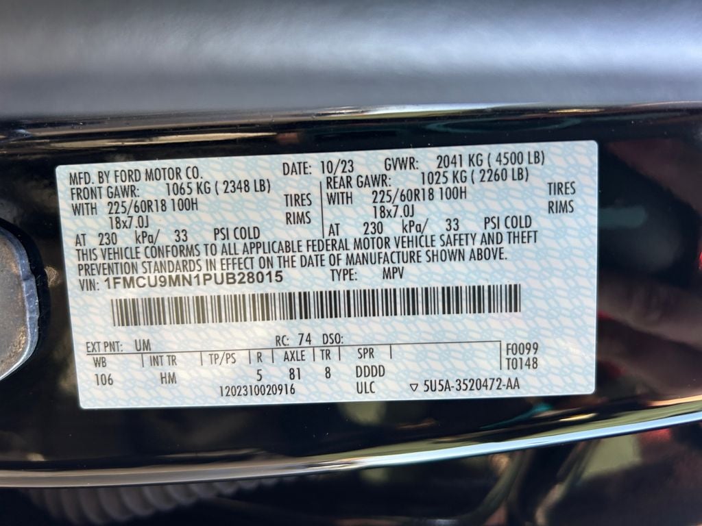 2023 Ford Escape ST-Line