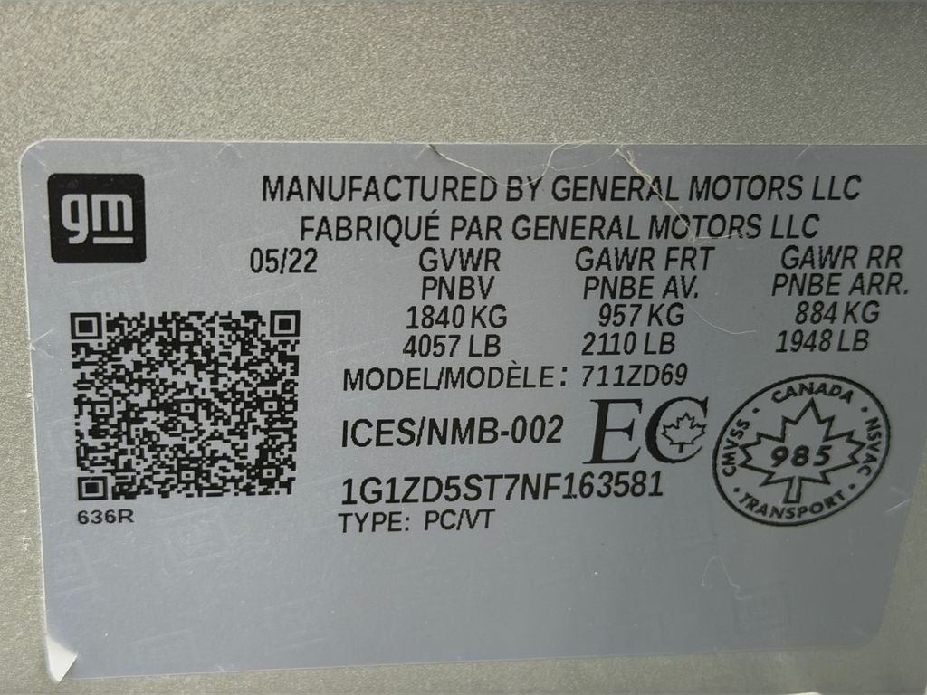 2022 Chevrolet Malibu LT