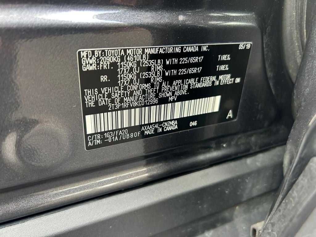 2019 Toyota RAV4 XLE