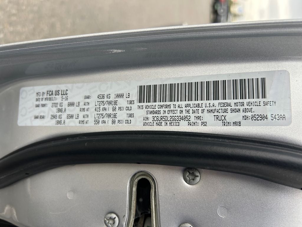 2016 RAM 2500 SLT