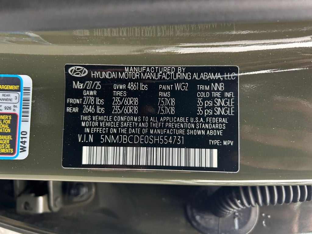 2025 Hyundai Tucson SEL