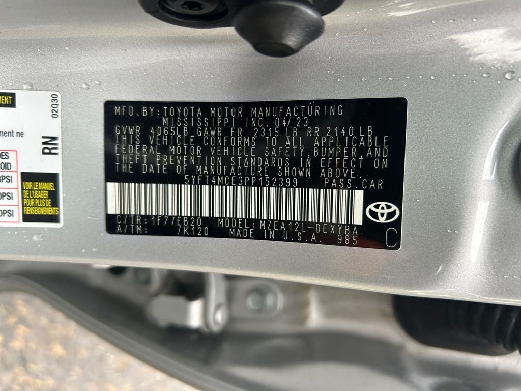 2023 Toyota Corolla XSE