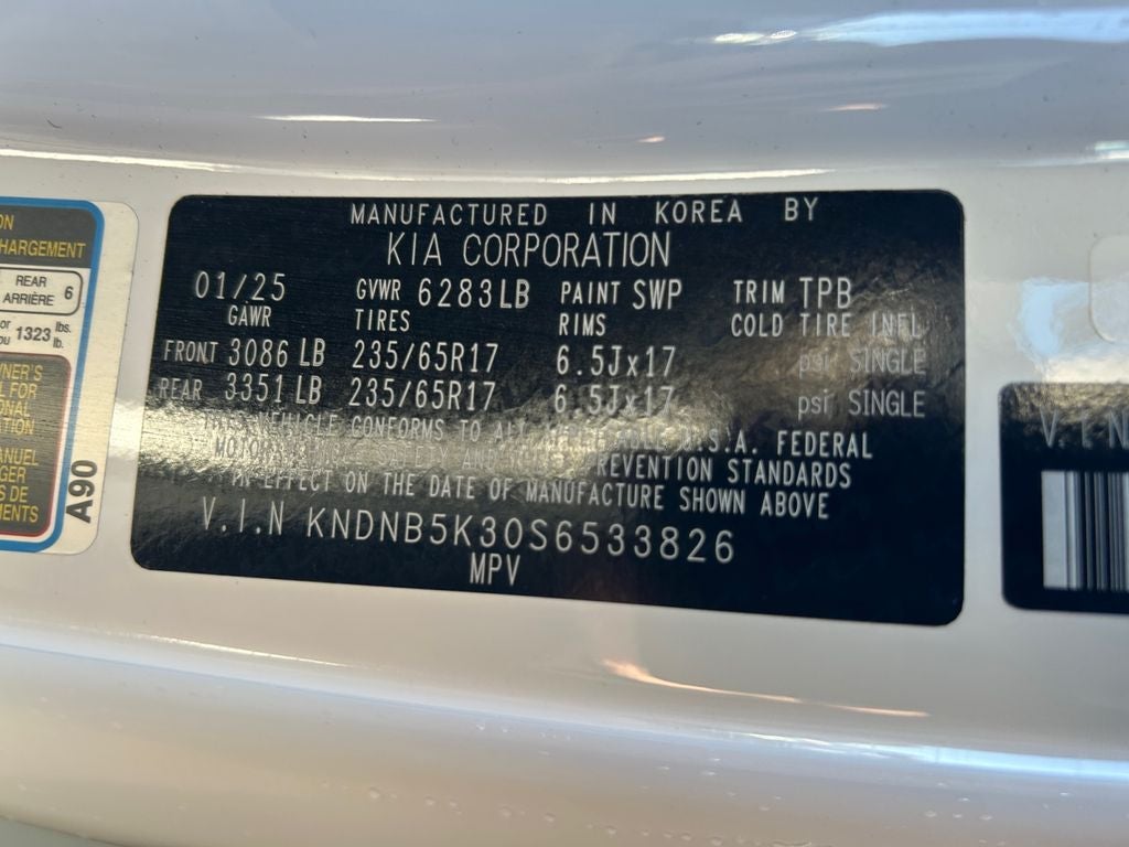 2025 Kia Carnival LXS