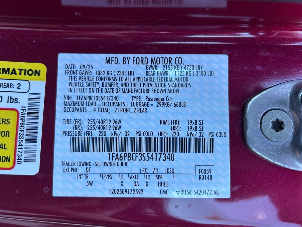 2025 Ford Mustang GT Premium