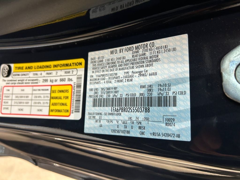 2025 Ford Mustang Dark Horse