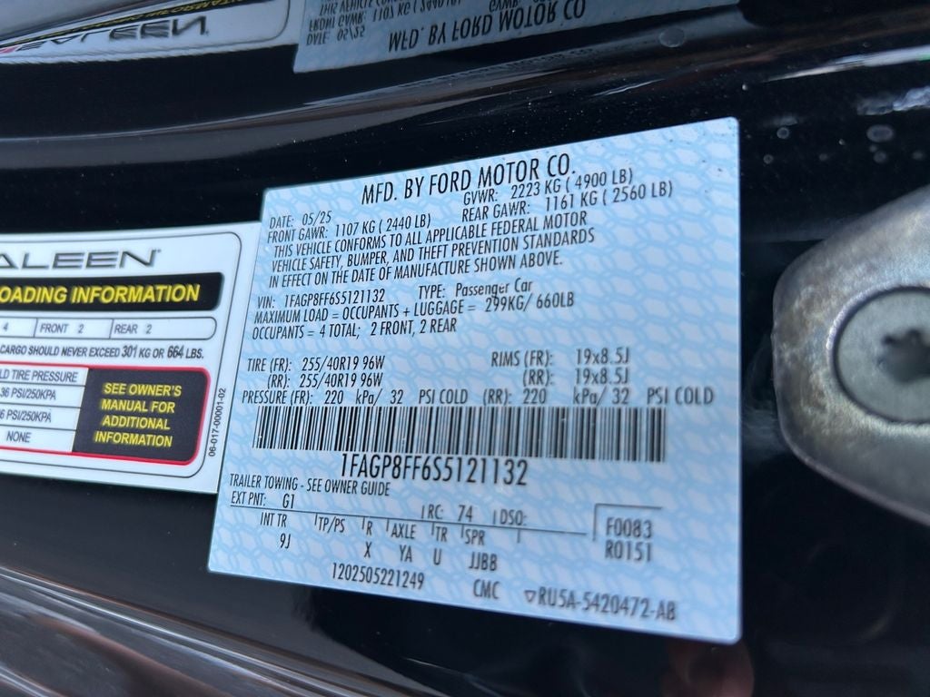 2025 Ford Mustang GT Premium Saleen 302 White Label