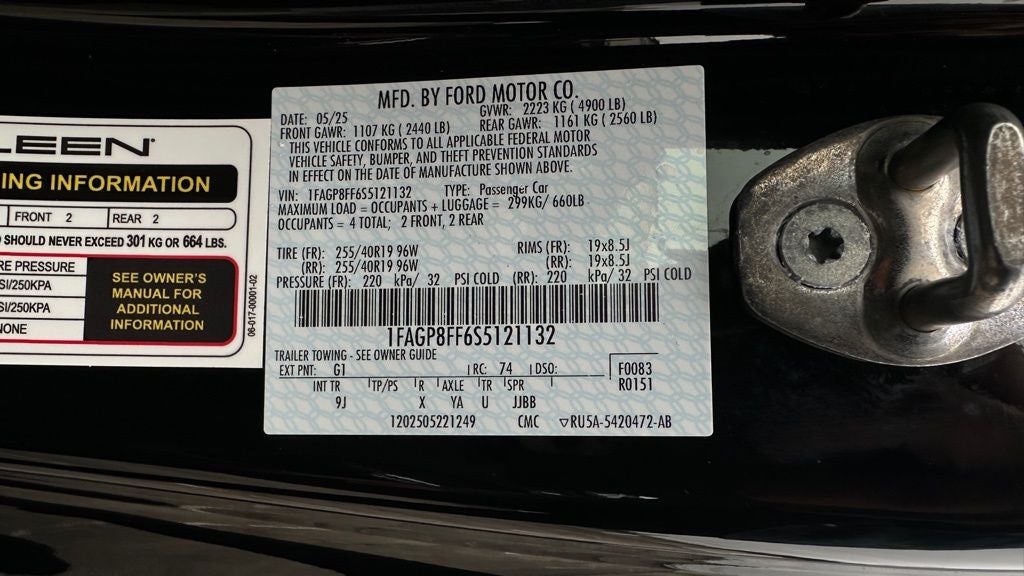 2025 Ford Mustang GT Premium Saleen 302 White Label