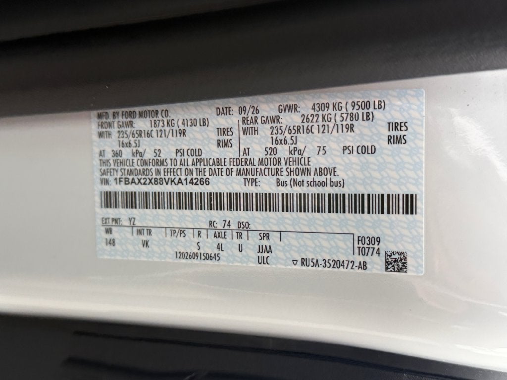2027 Ford Transit-350 XL