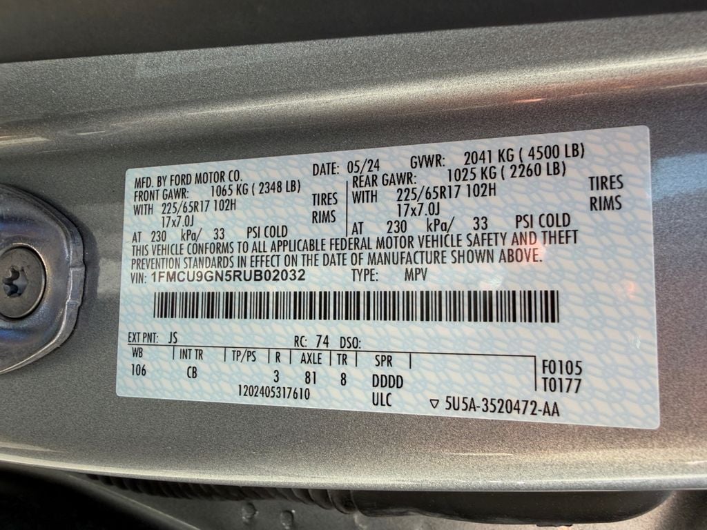 2024 Ford Escape Active