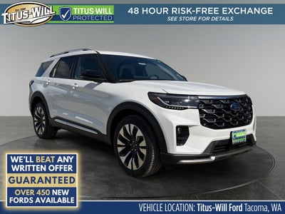 2026 Ford Explorer Platinum