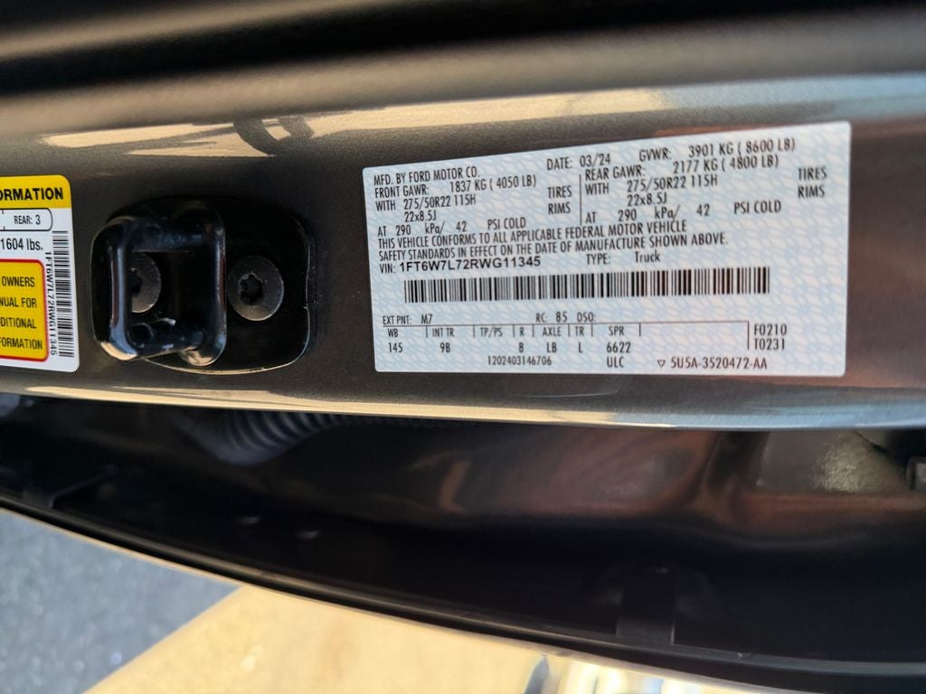 2024 Ford F-150 Lightning Platinum