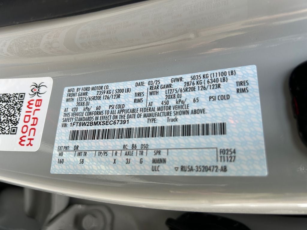 2025 Ford F-250 Black Widow Lariat