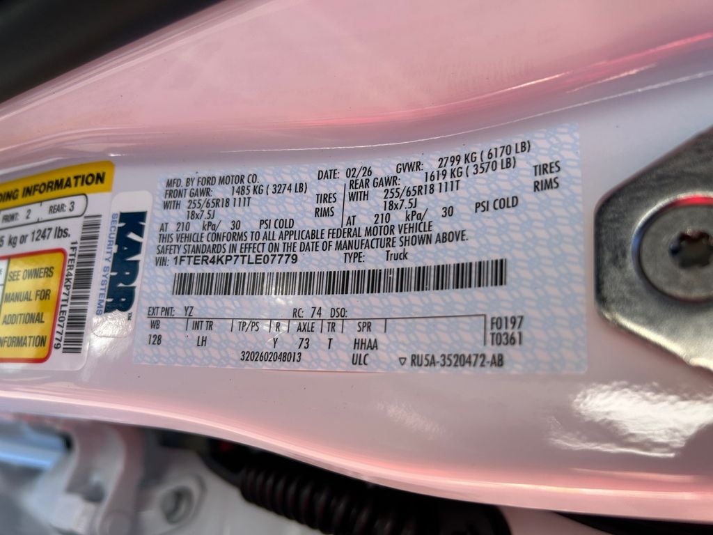 2026 Ford Ranger Lariat