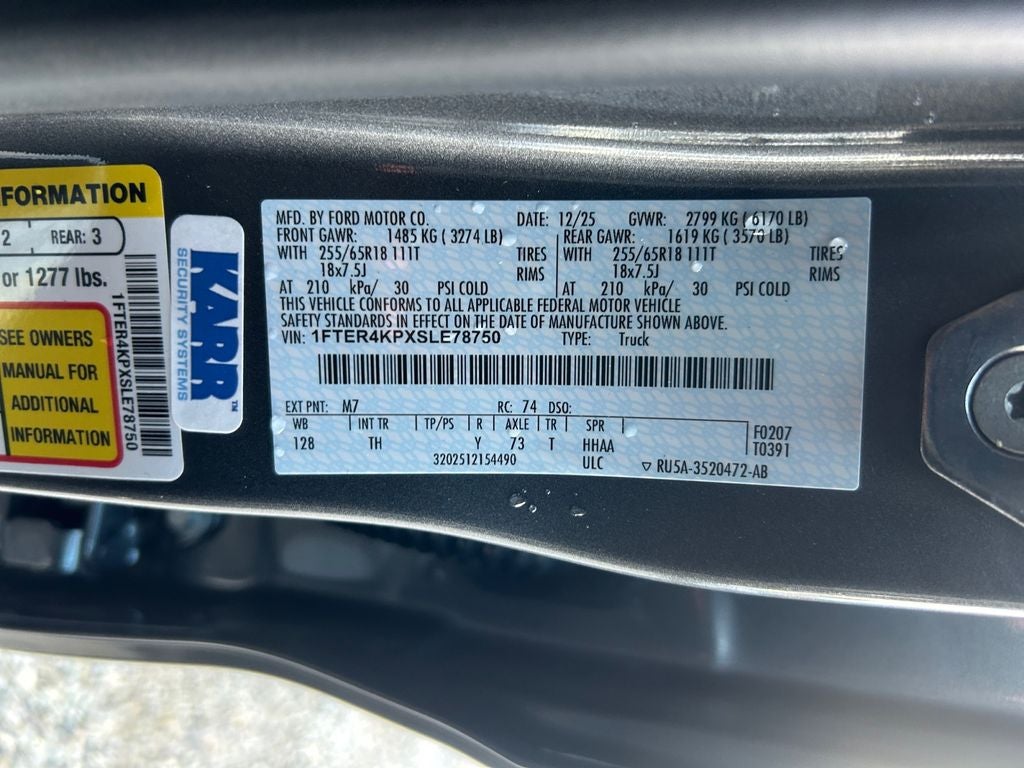 2025 Ford Ranger Lariat