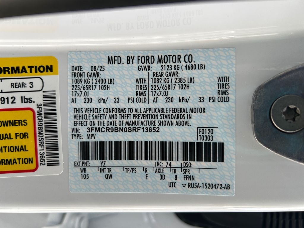 2025 Ford Bronco Sport Big Bend