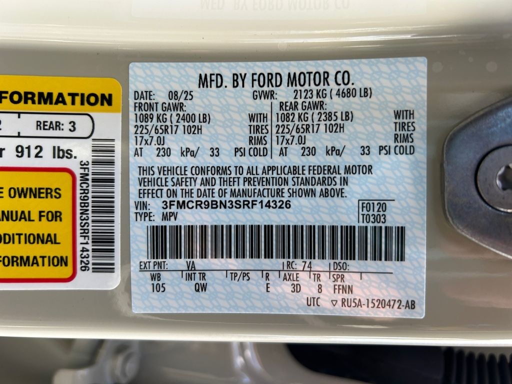 2025 Ford Bronco Sport Big Bend