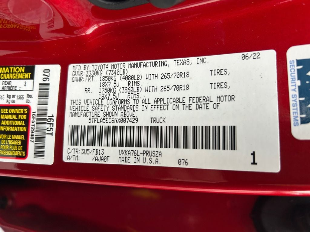 2022 Toyota Tundra SR5