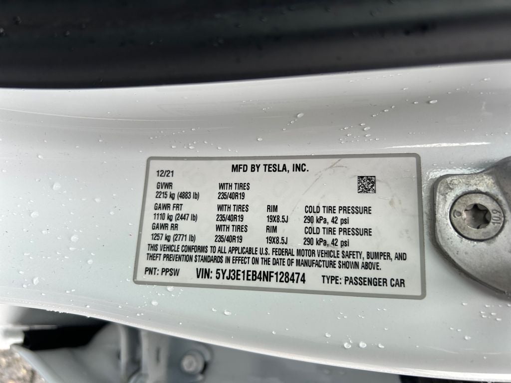 2022 Tesla Model 3 Long Range