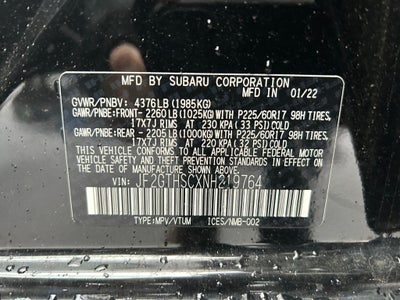 2022 Subaru Crosstrek Sport