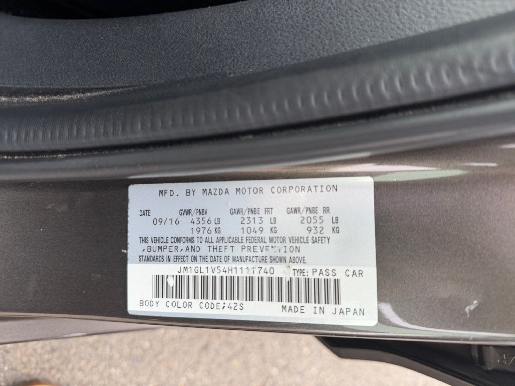2017 Mazda Mazda6 Touring