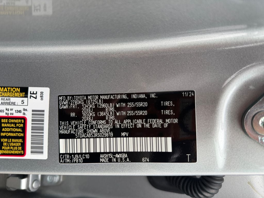 2024 Toyota Grand Highlander Hybrid Limited