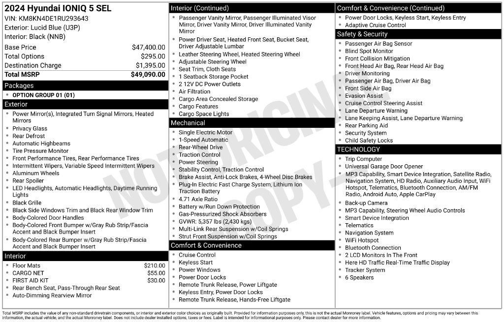 2024 Hyundai IONIQ 5 SEL