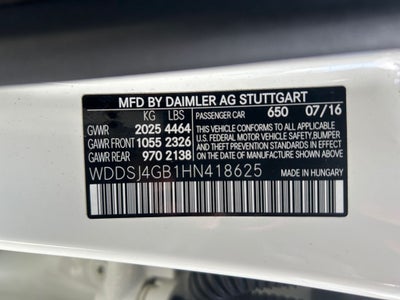 2017 Mercedes-Benz CLA CLA 250 4MATIC®