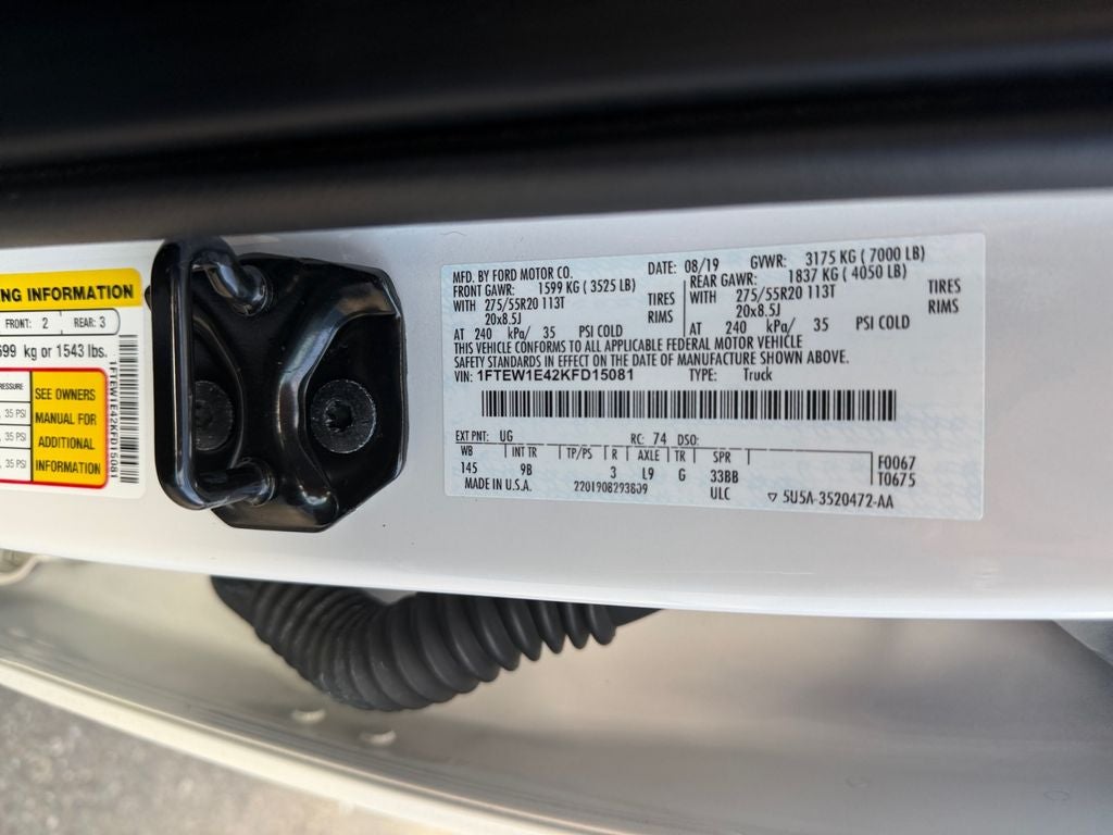 2019 Ford F-150 Platinum